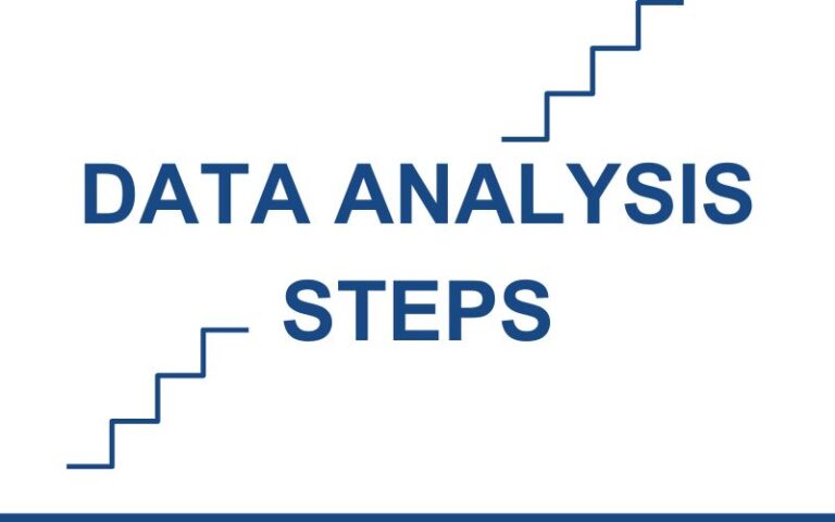 The 7 steps of data analysis