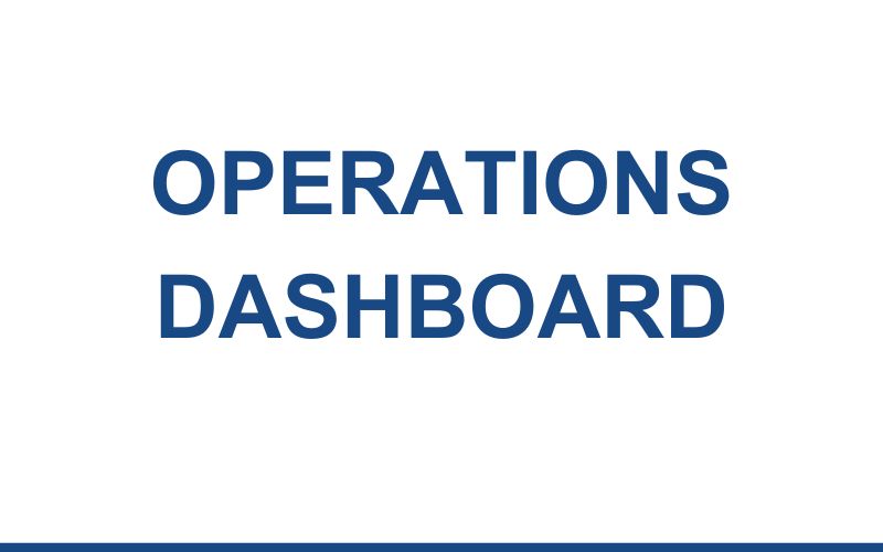 Read more about the article Operations Dashboard